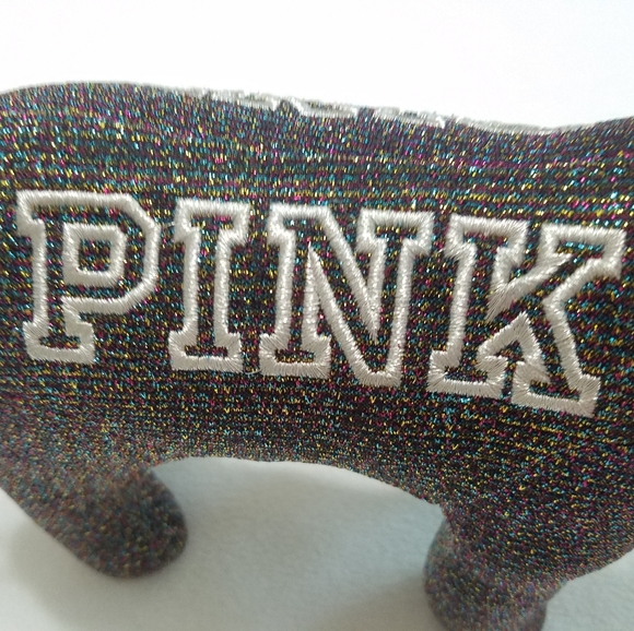 VS Pink Large Lurex Glitter Dog - Picture 5 of 8